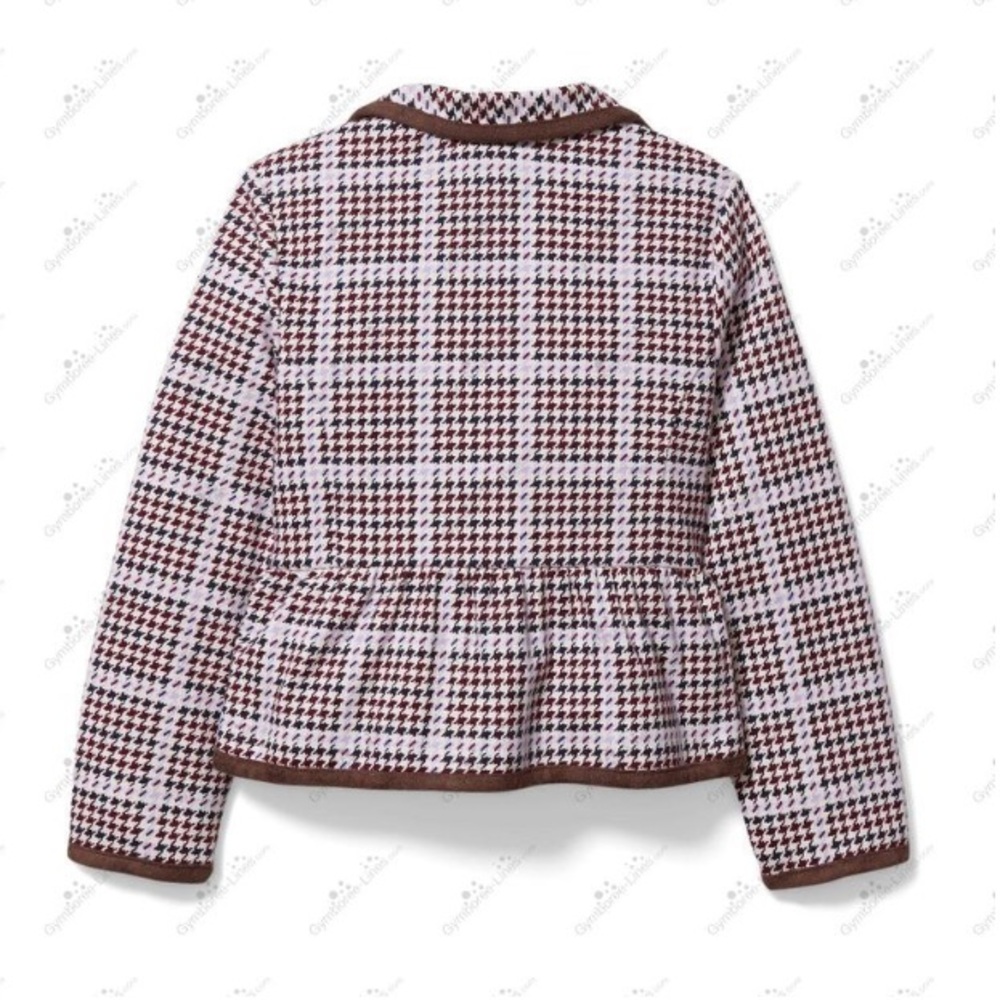 Janie and Jack Houndstooth Girls Blazer - Picture 6 of 11